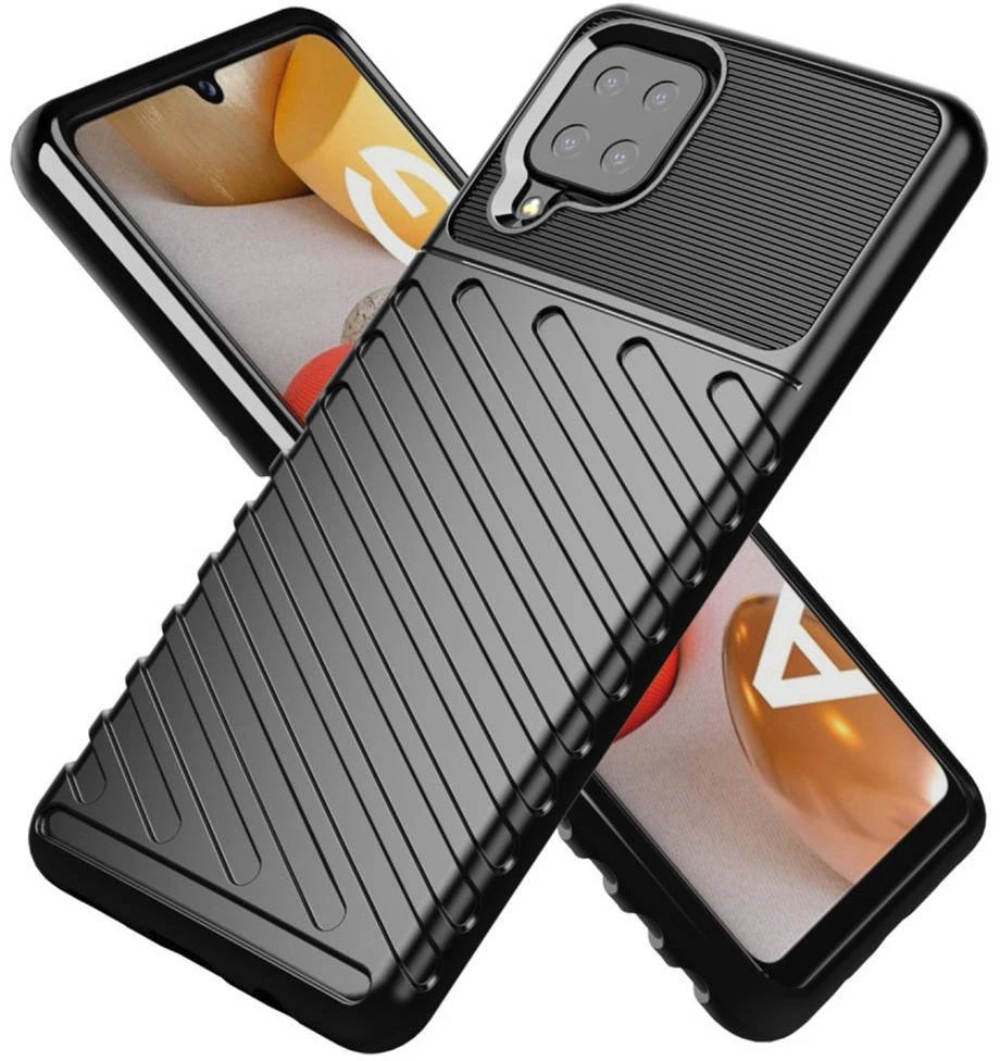„Mocco Armored Thunder“ dėklas, skirtas „Samsung Galaxy A32 5G“, juodas