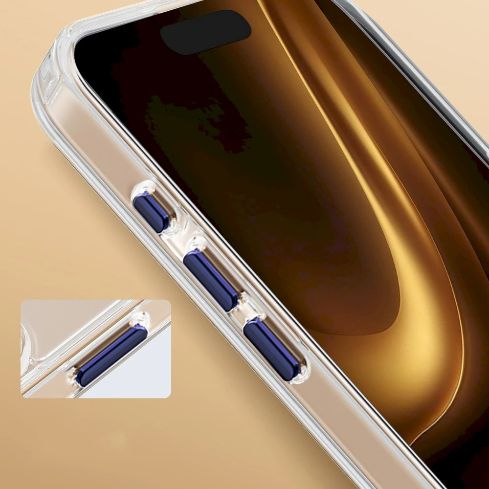 „Mocco Clear Thin Mag“ dėklas, skirtas Apple iPhone 17 Air, mėlynas