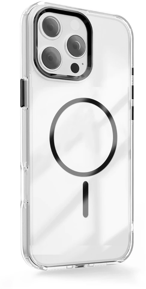 „Mocco Clear Thin Mag“ dėklas, skirtas Apple iPhone 16 Pro, mėlynas