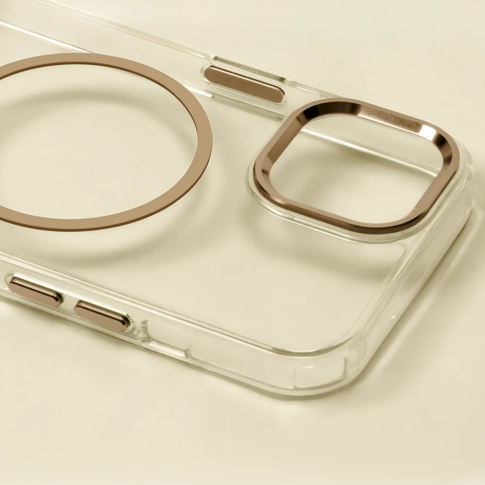 „Mocco Clear Thin Mag“ dėklas, skirtas Apple iPhone 17 Air, mėlynas