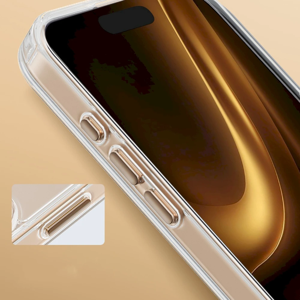 „Mocco Clear Thin Mag“ dėklas, skirtas Apple iPhone 17 Air, mėlynas