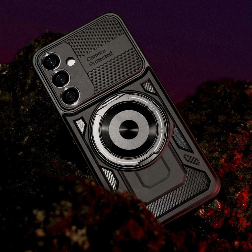 „Mocco Defender Armor Mag“ galinis dėklas, skirtas „Samsung Galaxy A57 5G“, raudonas
