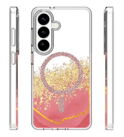 „Mocco“ epoksidinės dervos „Mag“ galinis dėklas, skirtas „Samsung Galaxy S26 Plus“