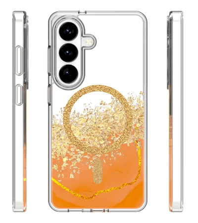 „Mocco“ epoksidinės dervos „Mag“ galinis dėklas, skirtas „Samsung Galaxy S26 Plus“