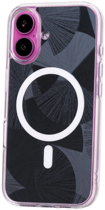 „Mocco Flash Mag“ galinis dėklas, skirtas Apple iPhone 16