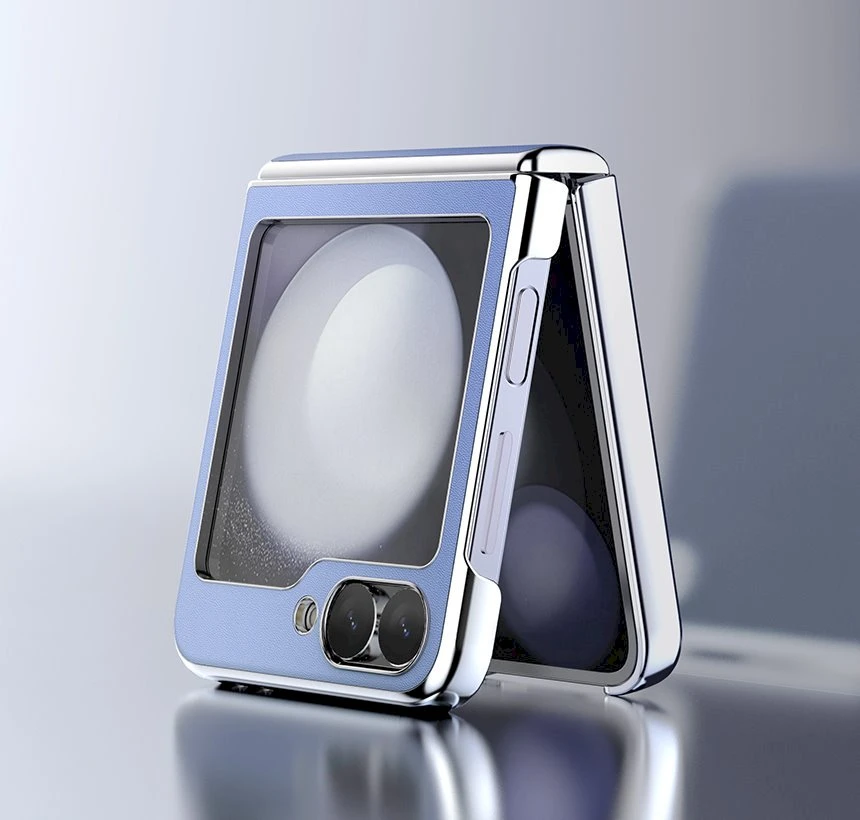 Dėklas Nillkin CamShield Flip Samsung Galaxy Flip Z 6 5G (violetinė)