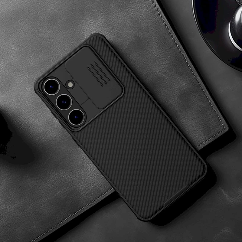Dėklas Nillkin CamShield Pro Samsung S926 S24 Plus juodas