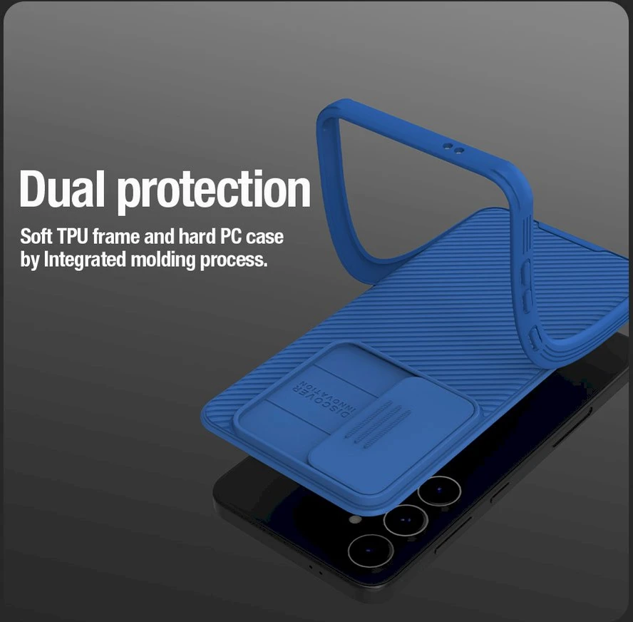 Dėklas Nillkin CamShield Pro Samsung S926 S24 Plus juodas