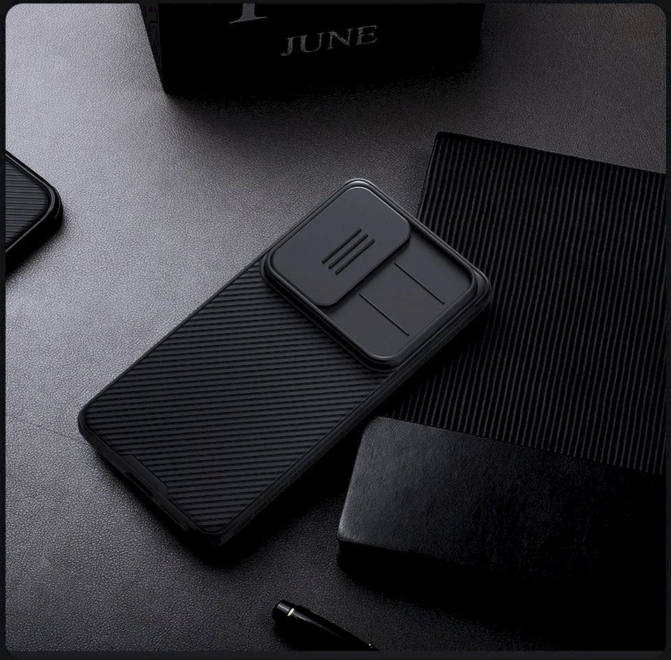 Nillkin CamShield PRO Hard dėklas skirtas Samsung Galaxy S26 Ultra juodos spalvos
