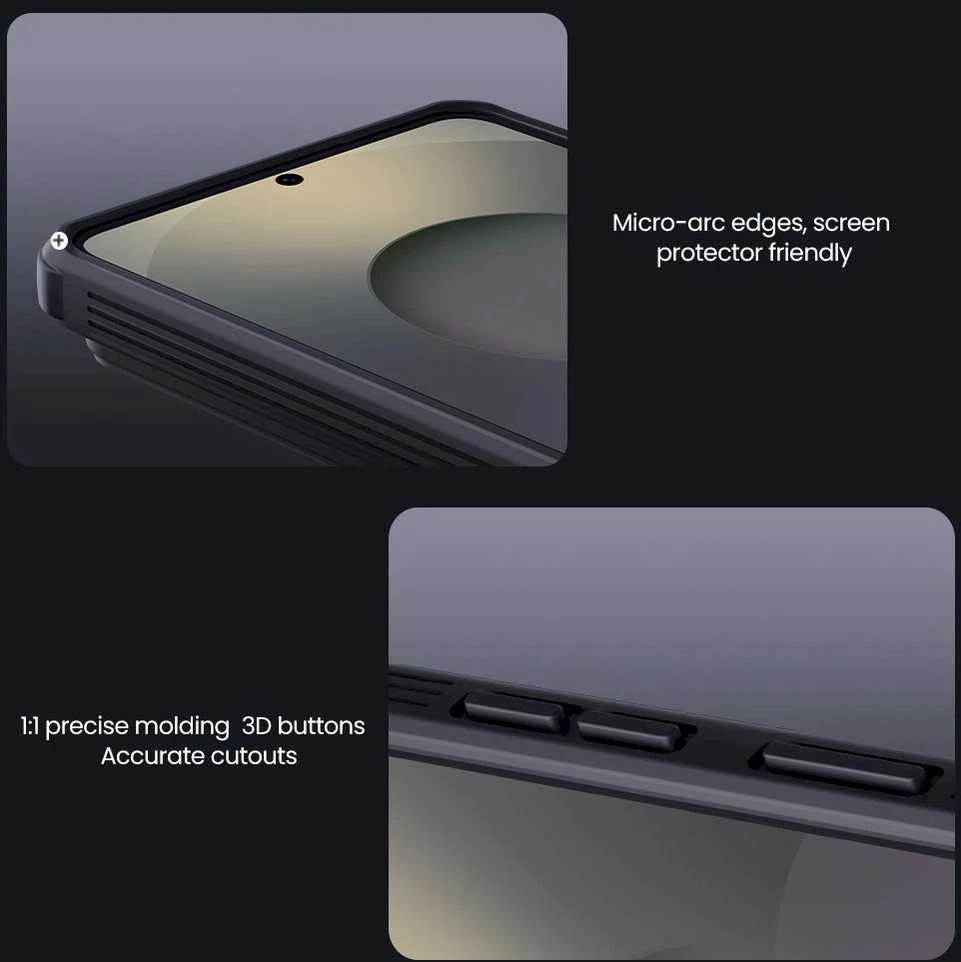 Nillkin CamShield PRO Hard dėklas telefonui Samsung Galaxy S26 Transparent Juodas