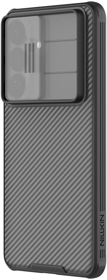 Nillkin CamShield PRO Hard dėklas skirtas Samsung Galaxy S26+ skaidrus juodos spalvos