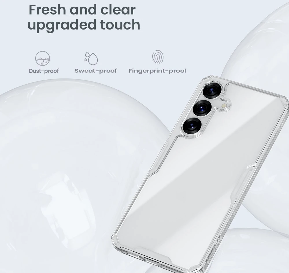 Nillkin Nature TPU PRO Samsung Galaxy S25 dėklas telefonui skaidrus