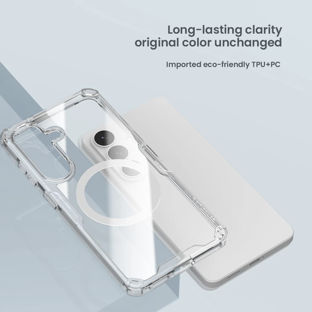 Nillkin Nature TPU PRO Magnetic dėklas skirtas Samsung Galaxy S26 skaidrus