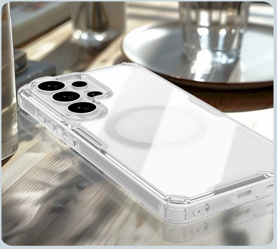 Nillkin Nature TPU PRO Magnetic dėklas skirtas Samsung Galaxy S26 Ultra skaidrus