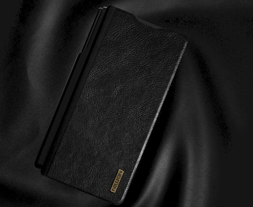 Nillkin Qin Book PRO Pen Slot dėklas skirtas Samsung Galaxy Z Fold 7 juodos spalvos