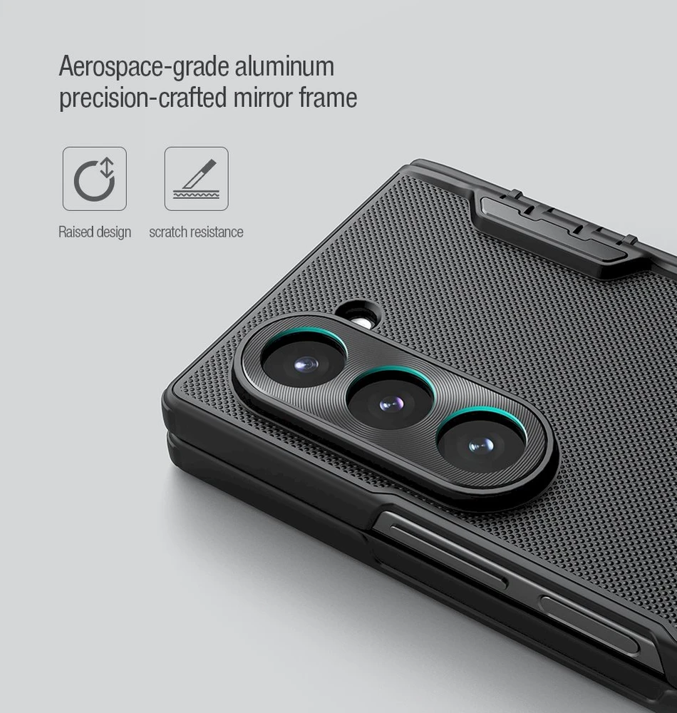 Nillkin Super Frosted FOLD Back Samsung Galaxy Z Fold6 dėklas telefonui juodos spalvos