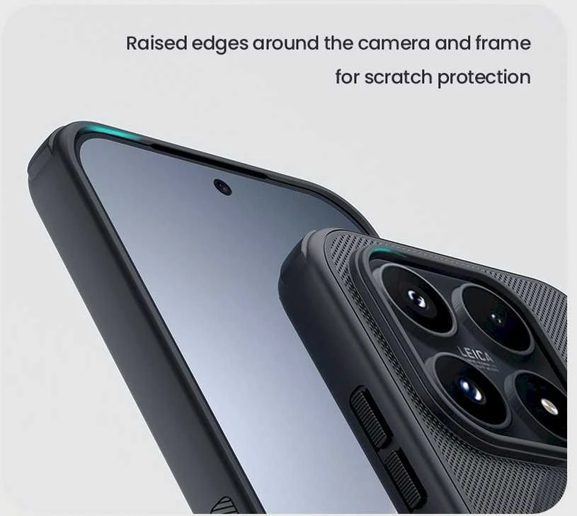 Nillkin Super Frosted PRO Back dėklas skirtas Xiaomi 17 juodos spalvos