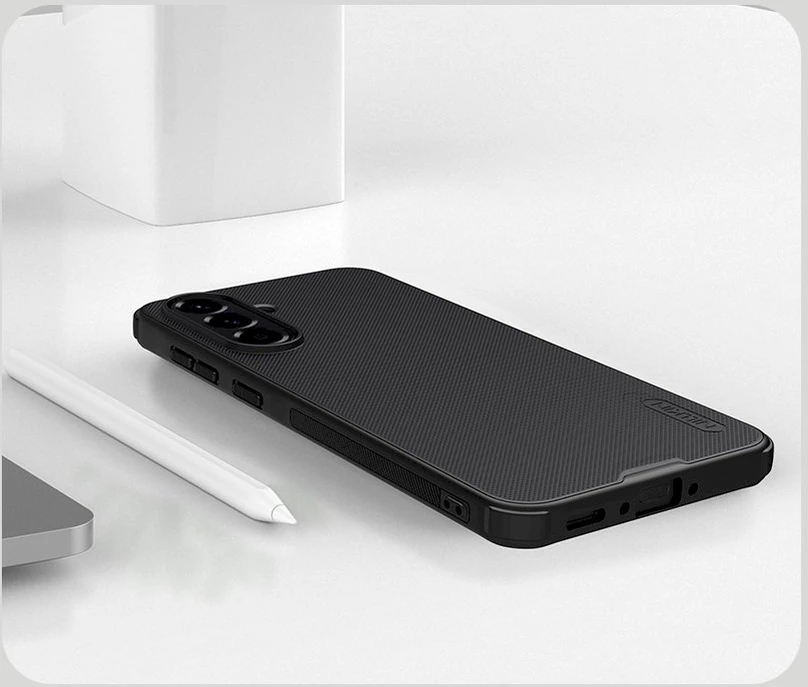 Nillkin Super Frosted PRO Back Samsung Galaxy A56 5G dėklas telefonui juodos spalvos