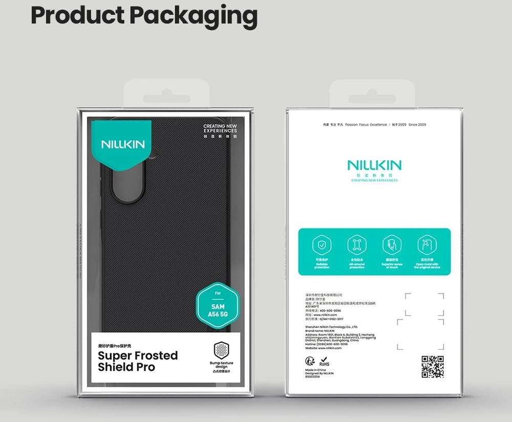 Nillkin Super Frosted PRO Back Samsung Galaxy A56 5G dėklas telefonui juodos spalvos