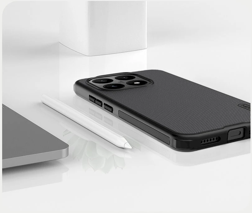 Dėklas Nillkin Super Frosted PRO Magnetic nugarėlė skirta Xiaomi 15T juodos spalvos