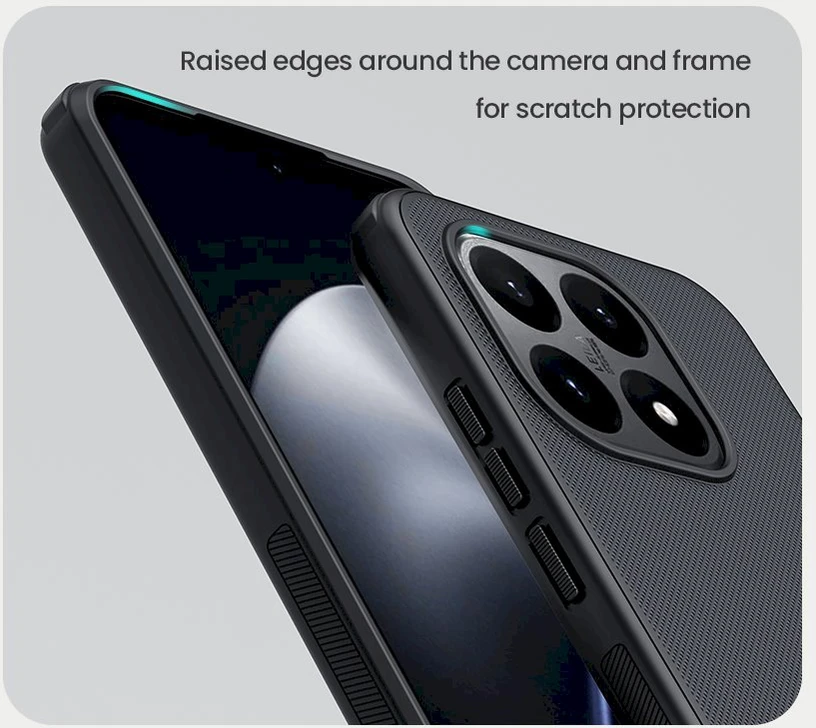Dėklas Nillkin Super Frosted PRO Magnetic nugarėlė skirta Xiaomi 15T juodos spalvos