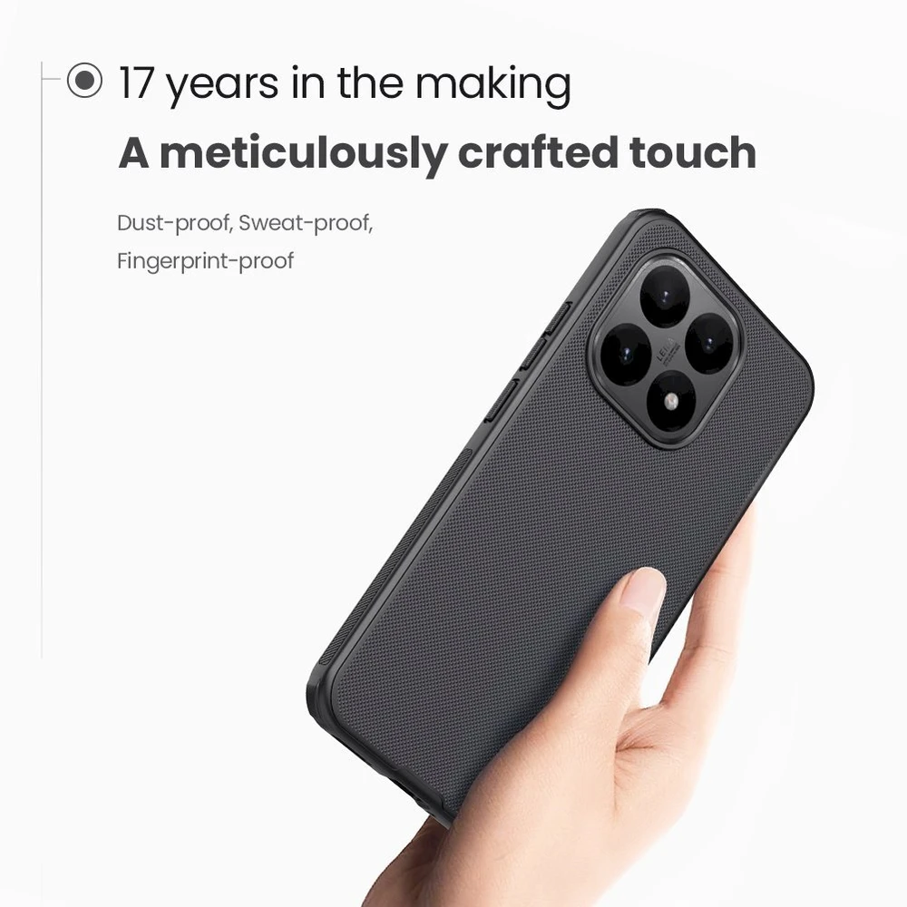 Dėklas Nillkin Super Frosted PRO Magnetic nugarėlė skirta Xiaomi 15T juodos spalvos