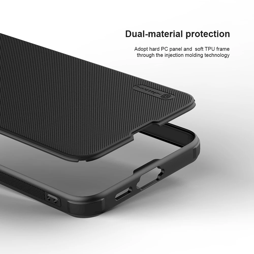 Nillkin Super Frosted PRO Magnetic Back Samsung Galaxy S24 FE dėklas telefonui juodos spalvos