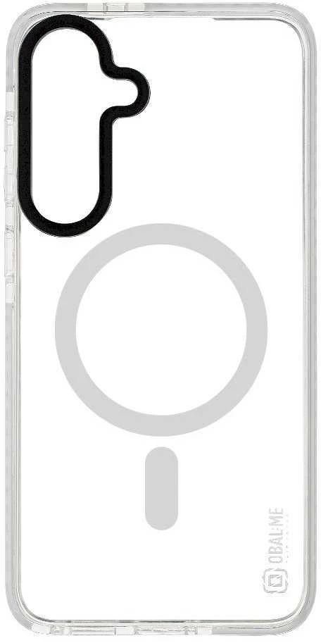 OBAL:ME MagNetix Bumper dėklas skirtas Samsung Galaxy S25 FE baltos spalvos