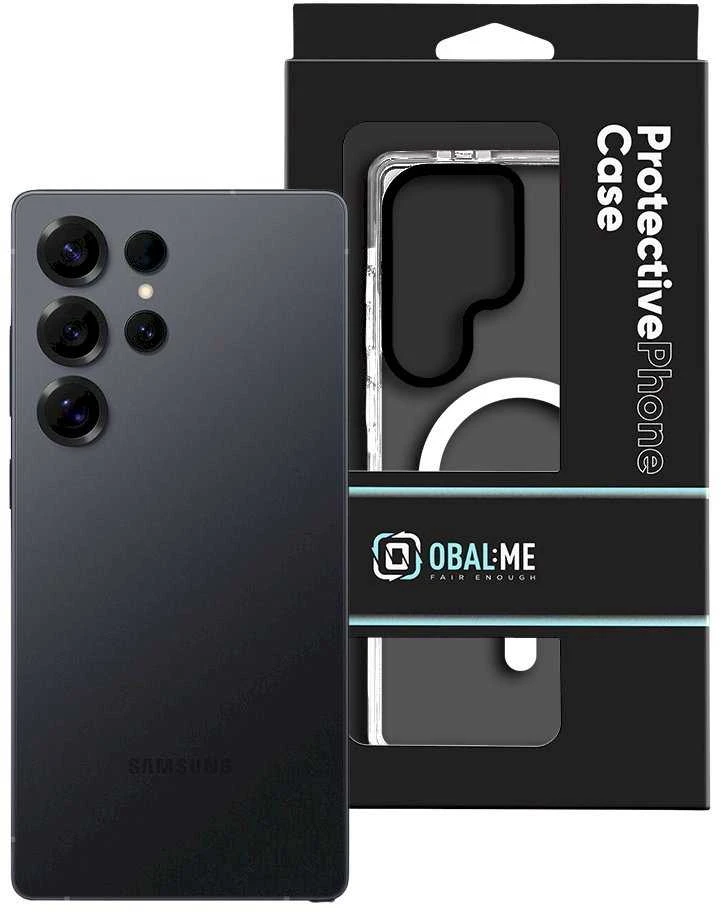 OBAL:ME MagNetix Bumper dėklas skirtas Samsung Galaxy S25 Ultra baltos spalvos
