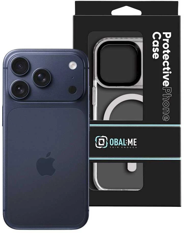 OBAL:ME MagNetix Bumper dėklas skirtas Apple iPhone 17 Pro baltos spalvos