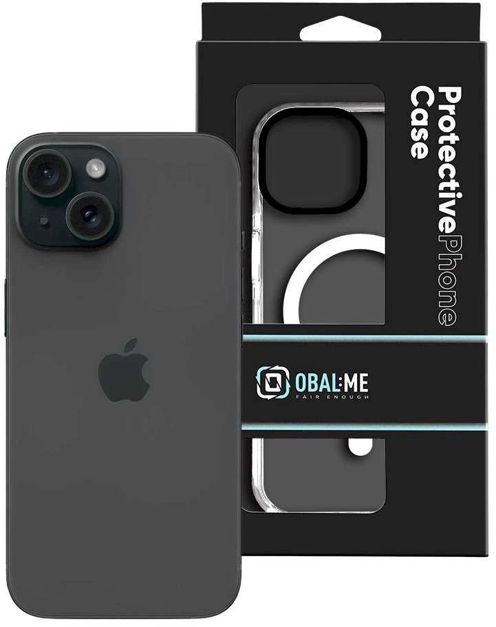 OBAL:ME MagNetix Bumper dėklas skirtas Apple iPhone 15 baltos spalvos