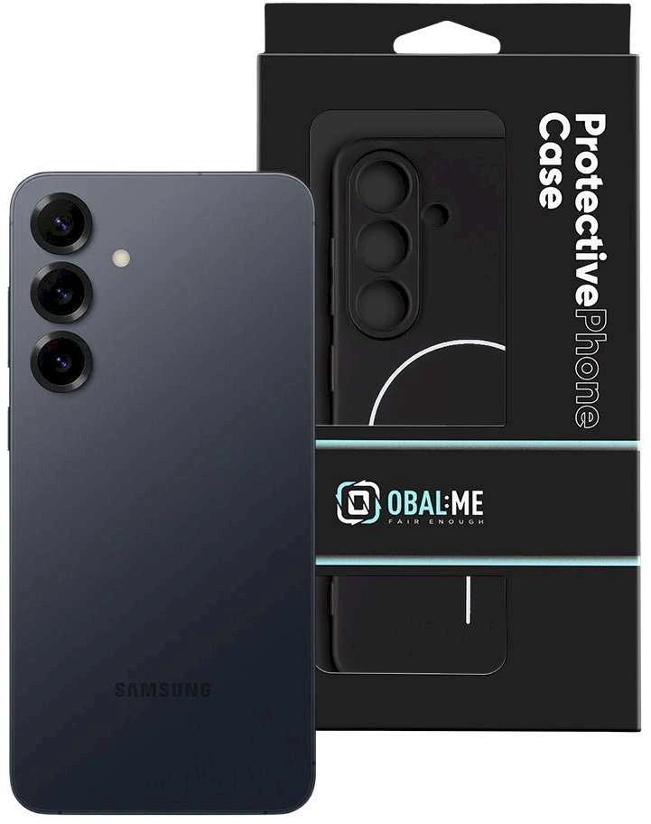 OBAL:ME MagNetix Matte TPU dėklas skirtas Samsung Galaxy S25 juodos spalvos