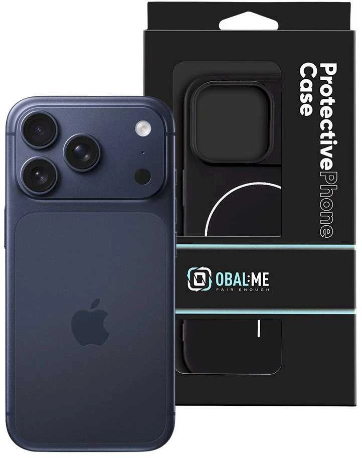 OBAL:ME MagNetix Matte TPU dėklas skirtas Apple iPhone 17 Pro juodos spalvos