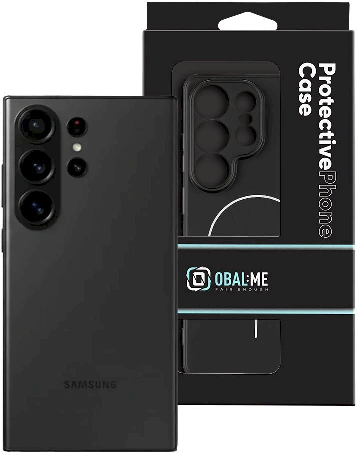 OBAL:ME MagNetix Matte TPU dėklas skirtas Samsung Galaxy S26 Ultra juodos spalvos