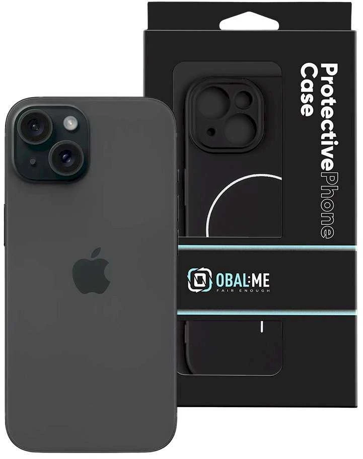 OBAL:ME MagNetix Matte TPU dėklas skirtas Apple iPhone 15 juodos spalvos