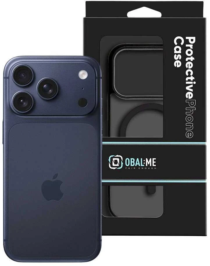 OBAL:ME MagNetix Outline dėklas skirtas Apple iPhone 17 Pro juodos spalvos