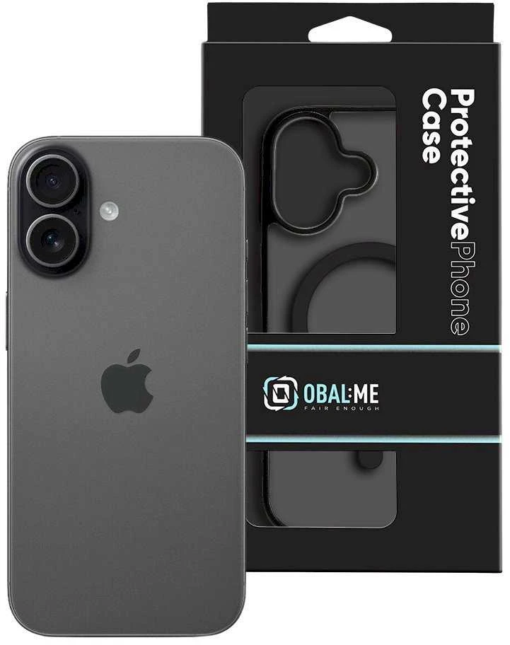 OBAL:ME MagNetix Outline dėklas skirtas Apple iPhone 17 juodos spalvos