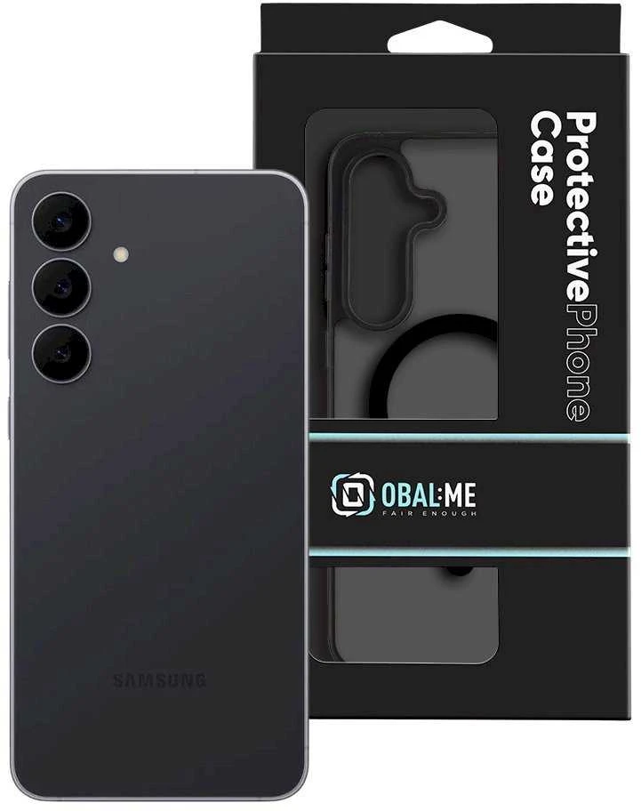 OBAL:ME MagNetix Outline dėklas skirtas Samsung Galaxy S25 FE juodos spalvos