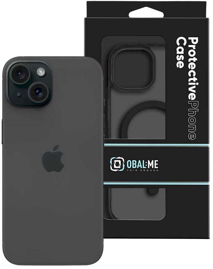 OBAL:ME MagNetix Outline dėklas skirtas Apple iPhone 15 juodos spalvos