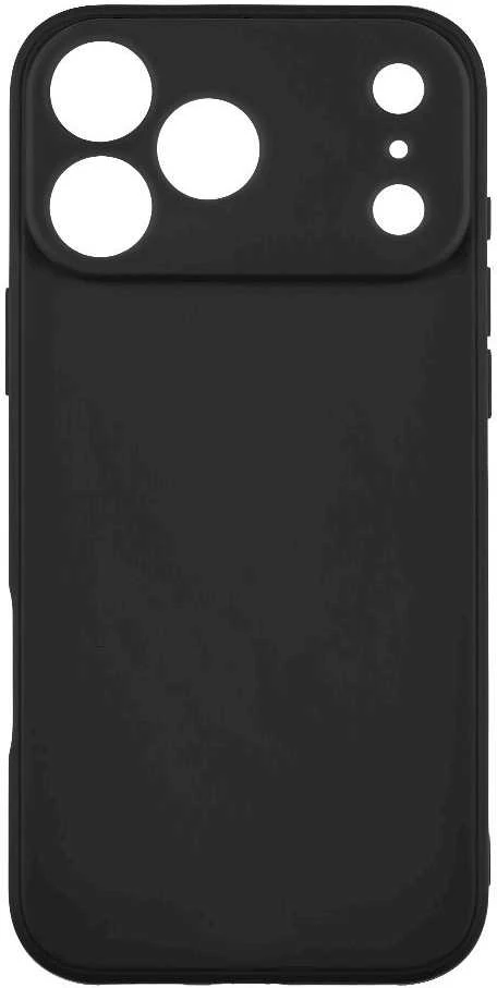 OBAL:ME Matte TPU dėklas skirtas Apple iPhone 17 Pro Max juodos spalvos