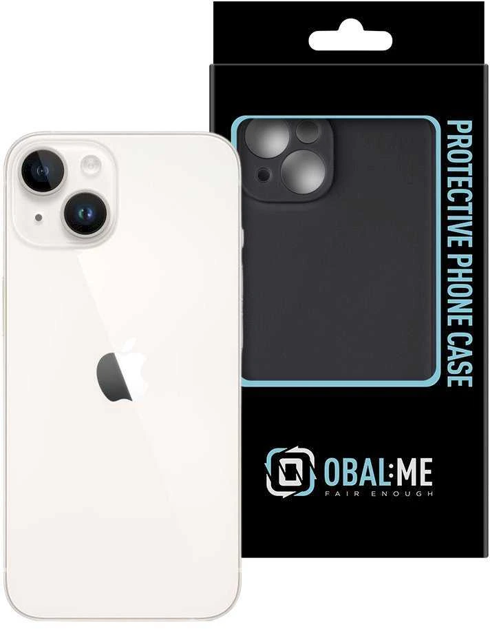 OBAL:ME Matte TPU dėklas telefonui Apple iPhone 14 juodos spalvos