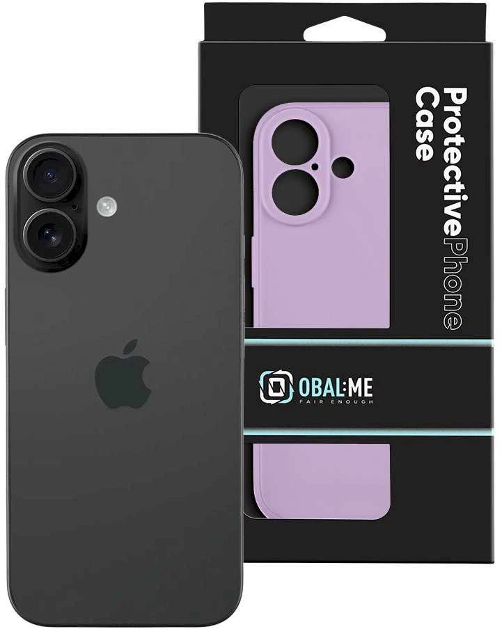 OBAL:ME Matte TPU dėklas skirtas Apple iPhone 17 violetinės spalvos