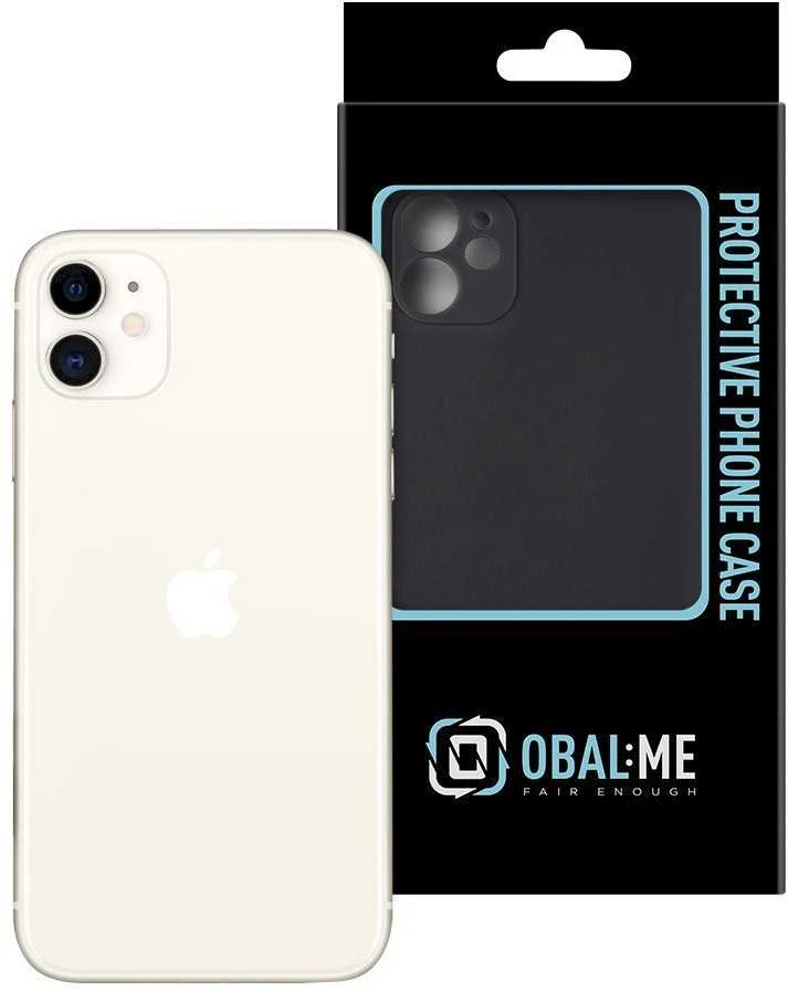 OBAL:ME Matinis TPU dėklas Apple iPhone 11 Juodas