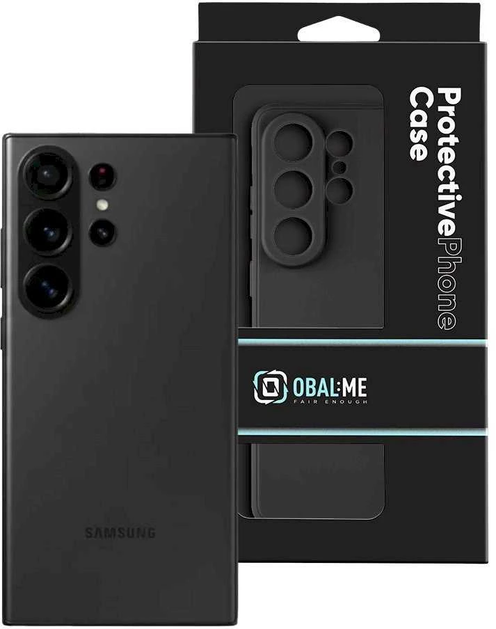 OBAL:ME Matte TPU dėklas skirtas Samsung Galaxy S26 Ultra juodos spalvos