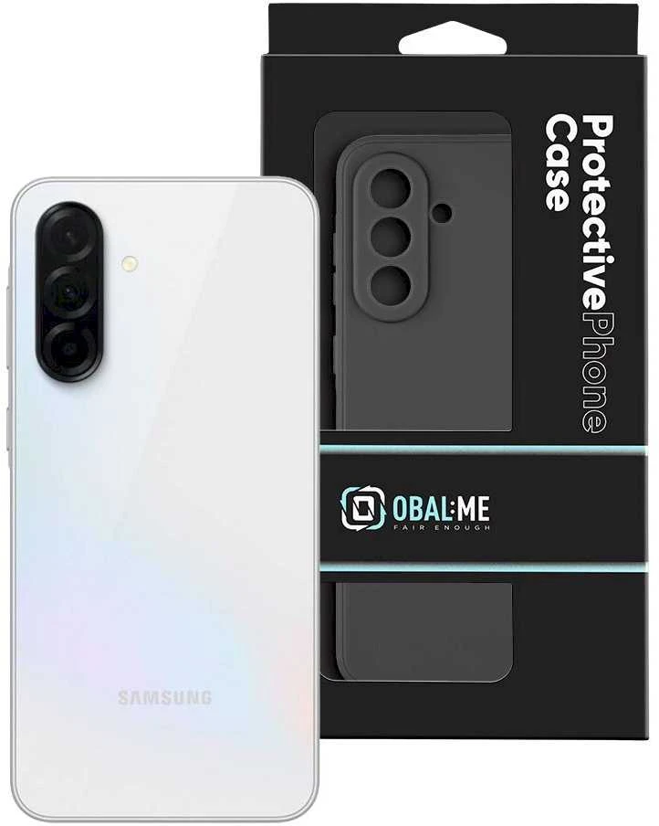 Dėklas OBAL:ME Matte TPU Cover for Samsung Galaxy A36 5G juodos spalvos