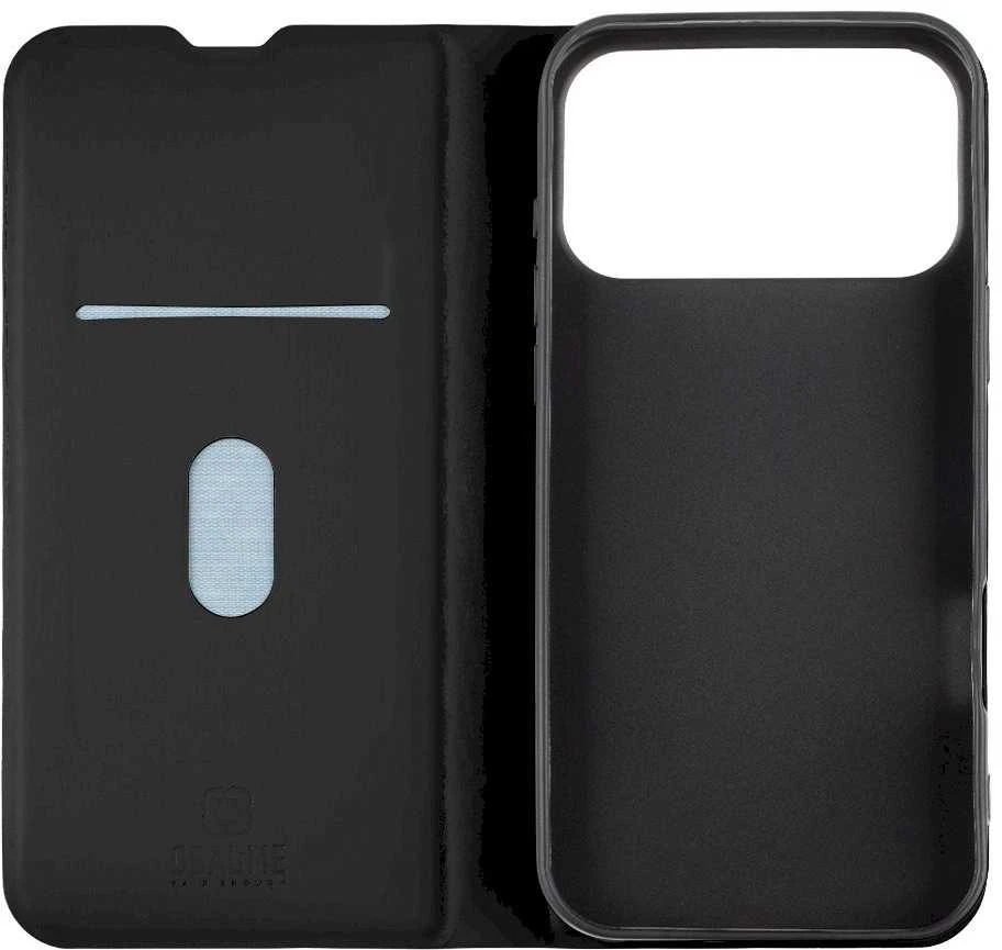 OBAL:ME SmoothTouch dėklas skirtas Apple iPhone 17 Pro Max juodos spalvos