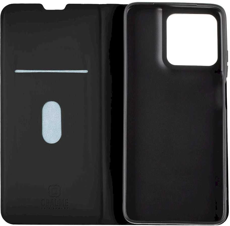OBAL:ME SmoothTouch dėklas skirtas Motorola G56 juodos spalvos