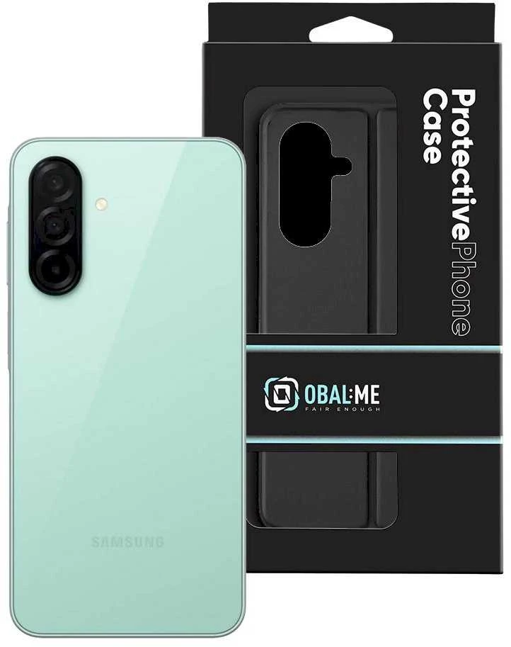 OBAL:ME SmoothTouch dėklas telefonui Samsung Galaxy A26 5G juodos spalvos