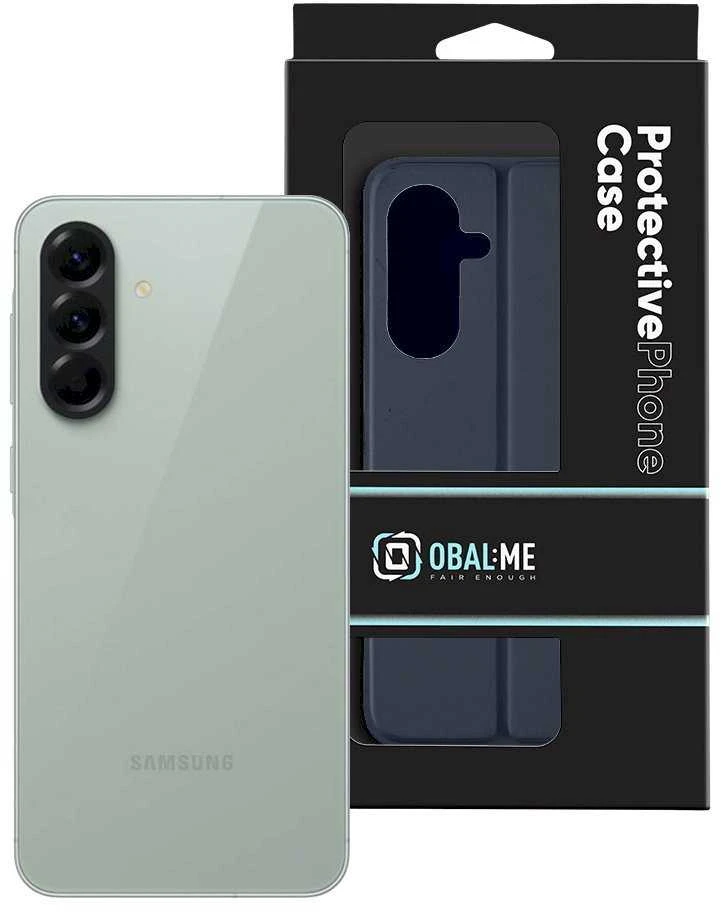 OBAL:ME SmoothTouch dėklas telefonui Samsung Galaxy A56 5G Dark dėklas telefonui mėlynos spalvos