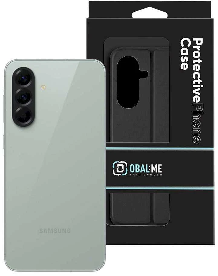 OBAL:ME SmoothTouch dėklas telefonui Samsung Galaxy A56 5G juodos spalvos